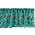 thumbnail image 1 of Ambesonne Birds Window Valance, Tiny Bird Foot Prints, 54" X 12", Multicolor, 1 of 3