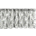 thumbnail image 1 of Ambesonne Birds Window Valance, Woodland Animals on Branches, 54" X 12", White Green and Grey, 1 of 3