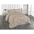 thumbnail image 1 of Ambesonne Birds and Nature Quilted Bedspread Set 3 Pcs, Wingy Animals Art, Twin, Pale Ceil Blue Cream, 1 of 4