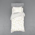 thumbnail image 1 of Ambesonne Birthday Bedding Set 3 Pcs, Yellow Stars Pattern, Twin XL, Yellow and White, 1 of 2