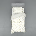 thumbnail image 1 of Ambesonne Birthday Bedding Set 3 Pcs, Yellow Stars Pattern, Twin, Yellow and White, 1 of 2