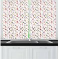 thumbnail image 1 of Ambesonne Birthday Kitchen Curtains, Celebration Party, 55"x39", Multicolor, 1 of 2