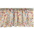 thumbnail image 1 of Ambesonne Birthday Window Valance, Celebration, 54" X 18", Multicolor, 1 of 3