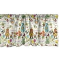 thumbnail image 1 of Ambesonne Birthday Window Valance, Event Cartoon, 54" X 12", Multicolor, 1 of 3
