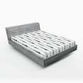 thumbnail image 1 of Ambesonne Black White Fitted Sheet 2 Pcs Set, Tribe Vintage Arrow, Full, Black and White, 1 of 3