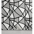 thumbnail image 1 of Ambesonne Black White Peel & Stick Wallpaper for Home, Thick Thin Lines Tile, 13"x72", Black and White, 1 of 6