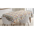 thumbnail image 1 of Ambesonne Black White Tablecloth Rectangular Table Cover, Paris Coffee Shop, 52"x70", Black and White, 1 of 4
