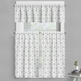 thumbnail image 1 of Ambesonne Black White Valance & Curtain, Geometric Square Shape, 55"x24", White Black, 1 of 6