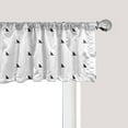 thumbnail image 1 of Ambesonne Black White Window Valance, Wild Shark Fish, 54" X 12", White Black, 1 of 5