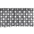 thumbnail image 1 of Ambesonne Black and Grey Window Valance, Leaf Silhouette, 54" X 18", Black Grey White, 1 of 3