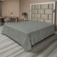 thumbnail image 1 of Ambesonne Black and White Flat Sheet, Maze Labyrinth, Queen Size, Black and White, 1 of 1