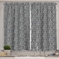thumbnail image 1 of Ambesonne Black and White Kitchen Curtains, Modern Design, 55"x39", Black and White, 1 of 2
