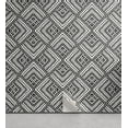 thumbnail image 1 of Ambesonne Black and White Peel & Stick Wallpaper for Home, Chevrons and Dots, 13"x36", Black White, 1 of 6