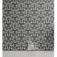 thumbnail image 1 of Ambesonne Black and White Peel & Stick Wallpaper for Home, Foliage Swirls, 13"x100", Black and White, 1 of 6