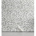 thumbnail image 1 of Ambesonne Black and White Peel & Stick Wallpaper for Home, Wedding Flora, 13"x72", Black White, 1 of 6