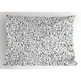 thumbnail image 1 of Ambesonne Black and White Pillow Sham, Notes and Chord, 26" X 20", Black White, 1 of 2