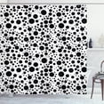 thumbnail image 1 of Ambesonne Black and White Shower Curtain, Big Small Dots, 69"Wx70"L, Black White, 1 of 3