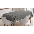 thumbnail image 1 of Ambesonne Black and White Tablecloth Rectangular Table Cover, Maze Labyrinth, 60"x90", Black and White, 1 of 4