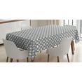 thumbnail image 1 of Ambesonne Black and White Tablecloth Rectangular Table Cover, Monochrome Line, 52"x70", Black and White, 1 of 4
