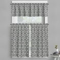 thumbnail image 1 of Ambesonne Black and White Valance & Curtain, Cubical Forms, 55"x30", White Black, 1 of 6