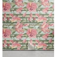 thumbnail image 1 of Ambesonne Blooming Floral Peel & Stick Wallpaper for Home, Leafy Pastel Spring, 13"x72", Pastel Pink Peacock Green, 1 of 5