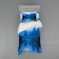 thumbnail image 1 of Ambesonne Blue Bedding Set 3 Pcs, Sunrise Raft River Scenery, Twin, Royal Blue Aqua, 1 of 3