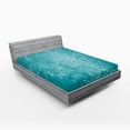 thumbnail image 1 of Ambesonne Blue Fitted Sheet, Countryside Rural, Queen Size, Blue, 1 of 3