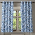 thumbnail image 1 of Ambesonne Blue Grommet Curtain, Native Natural, 50" x 54", Pale Blue White and Blue, 1 of 6