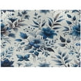 thumbnail image 1 of Ambesonne Blue Jigsaw Puzzle, Watercolor Leaf Berries Flower, Heirloom-Quality Fun Activity for Family Durable Cardboard, 1000 pcs, Blue Grey and Dark Turquoise, 1 of 5