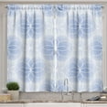 thumbnail image 1 of Ambesonne Blue Kitchen Curtains, Flower of Life Art, 55"x45", Pale Blue, 1 of 1