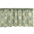 thumbnail image 1 of Ambesonne Blue Mandala Window Valance, East Flower Element, 54" X 18", Laurel Green and Cream, 1 of 3