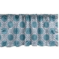 thumbnail image 1 of Ambesonne Blue Mandala Window Valance, Rhombus Dots Floral, 54" X 18", Blue Pale Pink, 1 of 5