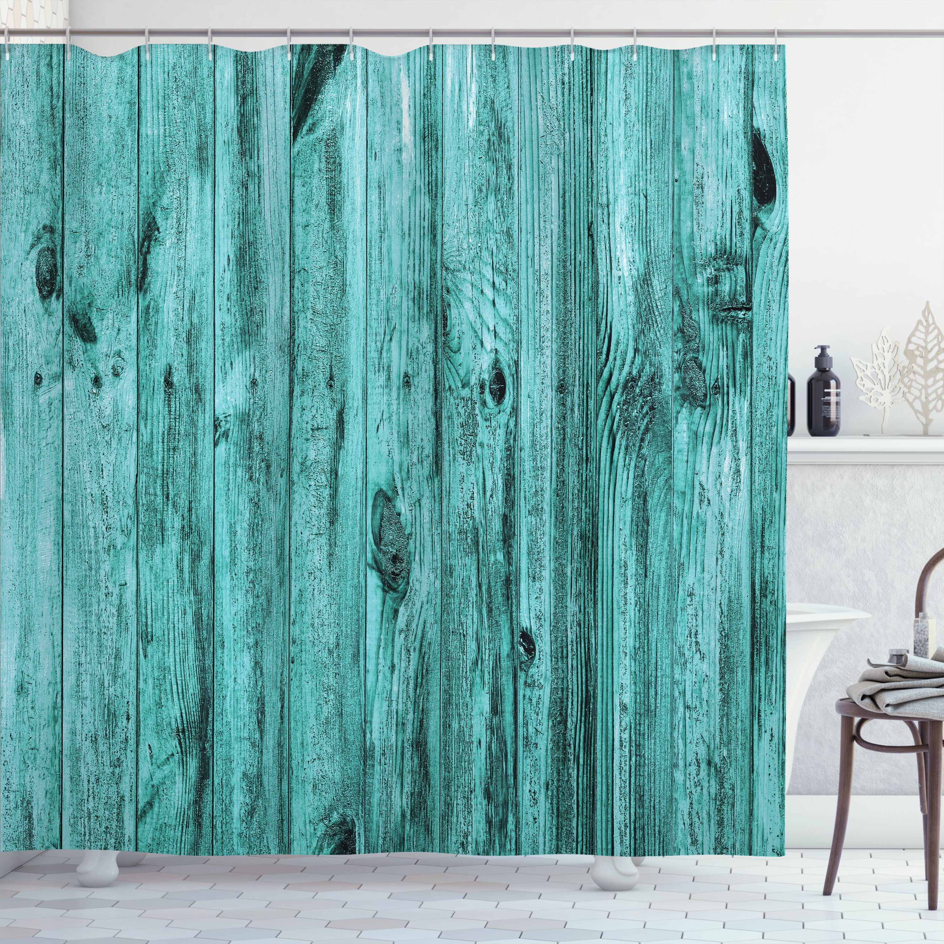 Ambesonne Shower Curtain with Hooks Included