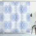 thumbnail image 1 of Ambesonne Blue Shower Curtain, Flower of Life Art, 69"Wx75"L, Pale Blue, 1 of 5