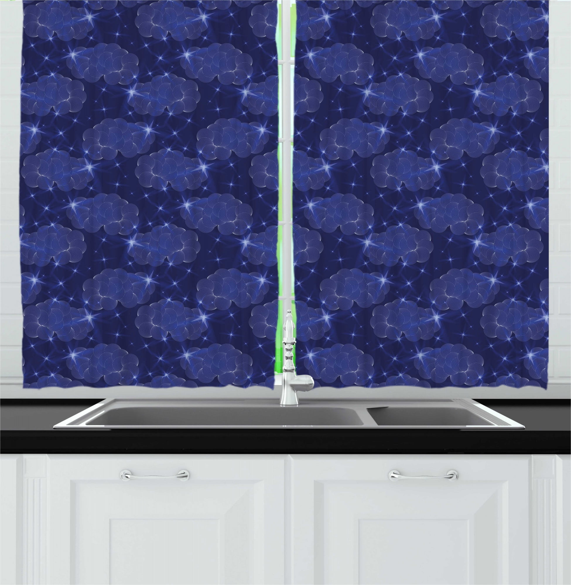 Candy Sky Mirage Quilted Curtains NCU0NXD865