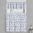 thumbnail image 1 of Ambesonne Blue Valance & Curtain, Chinese Floral Nature, 55"x45", Violet Blue White, 1 of 6