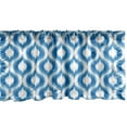 thumbnail image 1 of Ambesonne Blue White Window Valance, Blurry Damask Motifs, 42" x 12", Blue White, 1 of 3