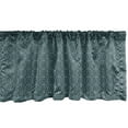 thumbnail image 1 of Ambesonne Blue Window Valance, Moroccan Inner Details, 54" X 12", Pale Blue and Blue Grey, 1 of 5