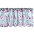 thumbnail image 1 of Ambesonne Blue and Pink Window Valance, Eucalyptus Blooming, 54" X 18", Pale Blue Pink, 1 of 2