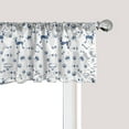 thumbnail image 1 of Ambesonne Blue and White Window Valance, Animal Lover Dog Pet, 54" X 12", White Night Blue, 1 of 5