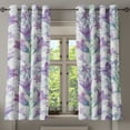 thumbnail image 1 of Ambesonne Bluebells Pattern Grommet Curtain, Art Retro Floral, 50"x60", Pale Purple Fern Green, 1 of 1