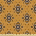 thumbnail image 1 of Ambesonne Bohemian Art Fabric by the Yard Upholstery, Snow Flakes Indigenous, 3 Yards, Orange Dark Lavender, 1 of 5
