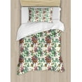 thumbnail image 1 of Ambesonne Bohemian Duvet Cover Sets, Colorful Vintage Blooms, 2-Twin, Multicolor, 1 of 3