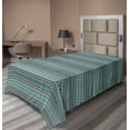 thumbnail image 1 of Ambesonne Bohemian Flat Sheet, Traditional Aztec Art, TwinXL Size, Multicolor, 1 of 1