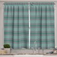 thumbnail image 1 of Ambesonne Bohemian Kitchen Curtains, Traditional Aztec Art, 55"x39", Multicolor, 1 of 2