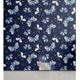 thumbnail image 1 of Ambesonne Bohemian Peel & Stick Wallpaper for Home, Butterflies Mystical Art, 13"x72", Night Blue Charcoal Grey, 1 of 5