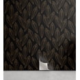 thumbnail image 1 of Ambesonne Bohemian Peel & Stick Wallpaper for Home, Classic Peacock Feathers, 13"x36", Cocoa and Charcoal Grey, 1 of 6