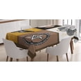 thumbnail image 1 of Ambesonne Bohemian Tablecloth Rectangular Table Cover, Occult Art, 60"x84", Multicolor, 1 of 4