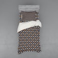 thumbnail image 1 of Ambesonne Boho Bedding Set 3 Pcs, Geometrical Pattern, Twin, Orange Blue and White, 1 of 2