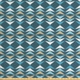 thumbnail image 1 of Ambesonne Boho Fabric by the Yard Upholstery, Grungy Chevron Triangles Art, 5 Yards, Multicolor, 1 of 4